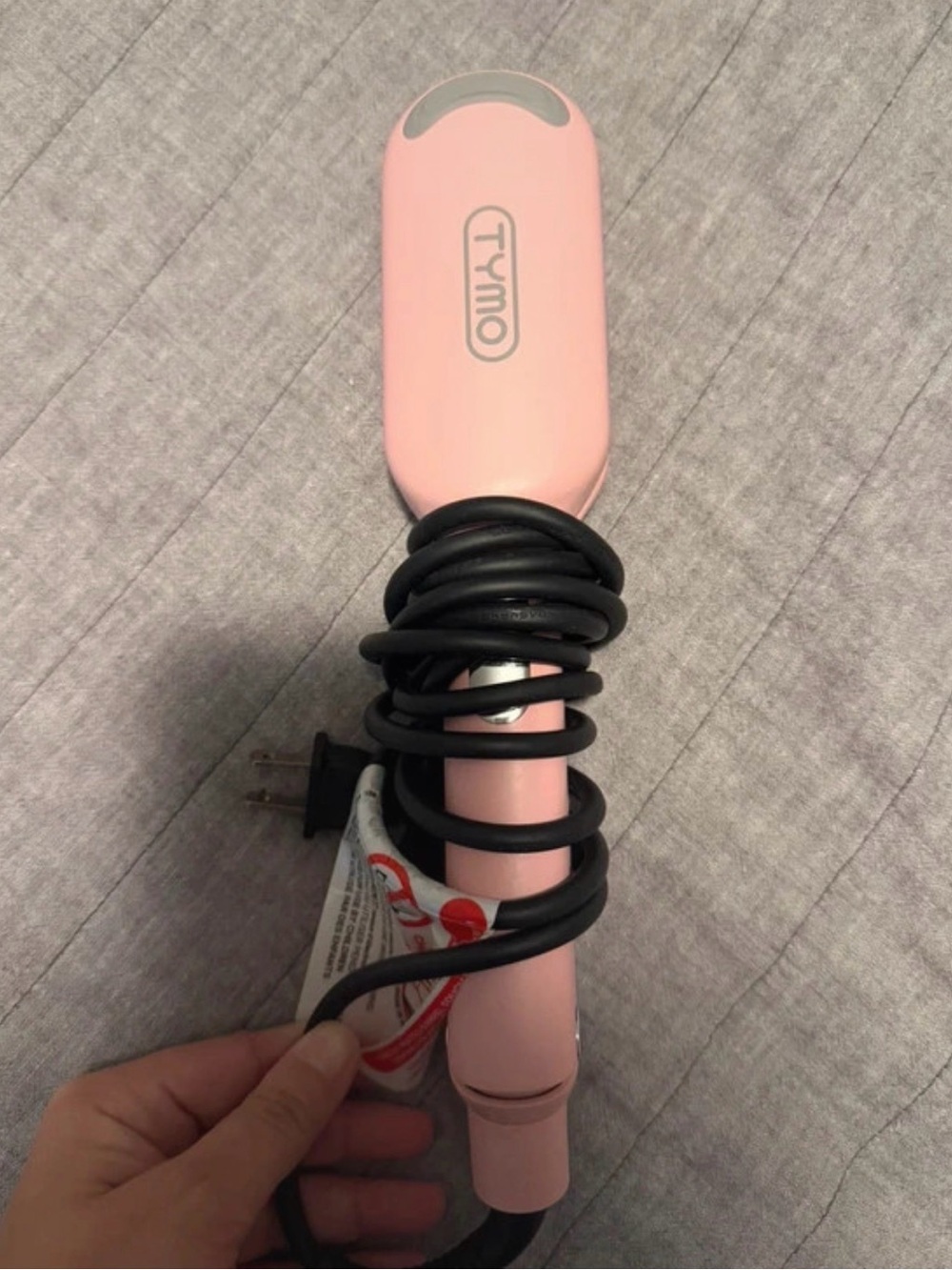 TYMO Pink Mini Hair Straightener - Travel-Friendly Styling Iron